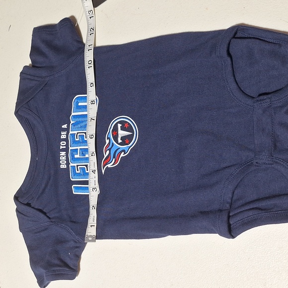 Tennessee Titans Outer Stuff Navy One Piece Bottom Buttons 24 Months - Picture 12 of 14